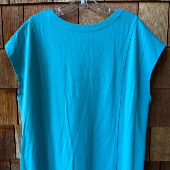 J. Jill Wearever Double-Face Jersey Elliptical A-Line Dress, Dragonfly, Size XL - Picture 6 of 8